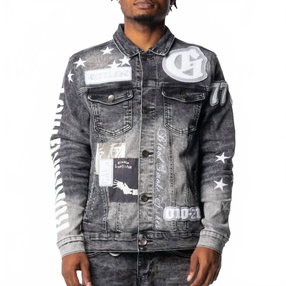 NEW GALA gamble everything jacket in black